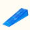 de cristal flexível, à prova de , com azul 4
