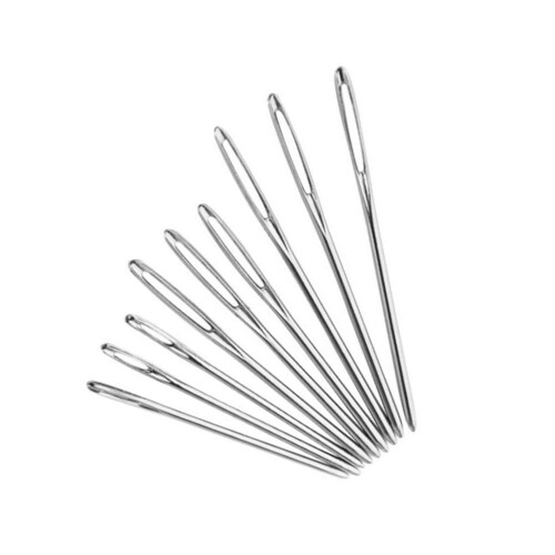 Agulha cabeça , 9 peças, para à mão e tricô 2