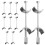 10 Unidades Conector de para 150 mm 10