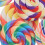 7 Pirulitos De Polimérica Coloridos Com Listras 9