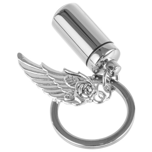 pingente de chaveiro urna mini com argola para pets