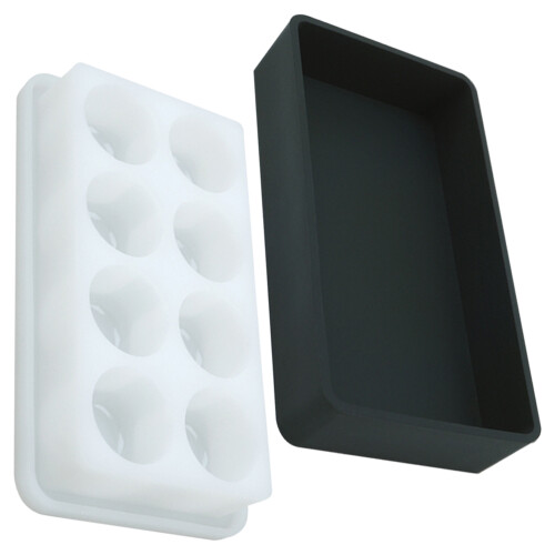 conjunto resina com suporte epóxi e silicone diy