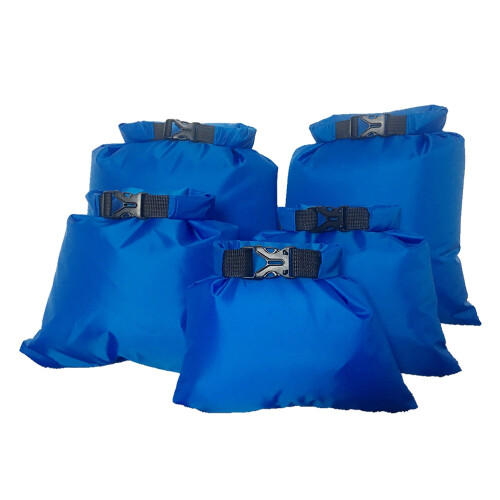 bolsa 1,5l a 6l para rafting, caiaque, camping e (azul)