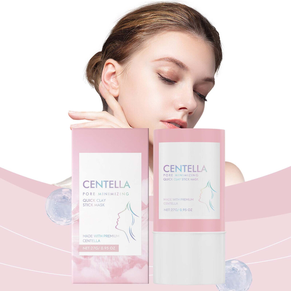 (Multicolor) Centella Cleansing Mask Stick  Moisturizing Soothes Hydration Moisturizes Facial 27g