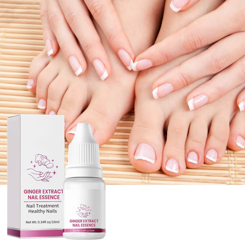 (Multicolor) Ginger Nail Care Serum Moisturizing Care Exfoliating Nail Art Serum 10ml