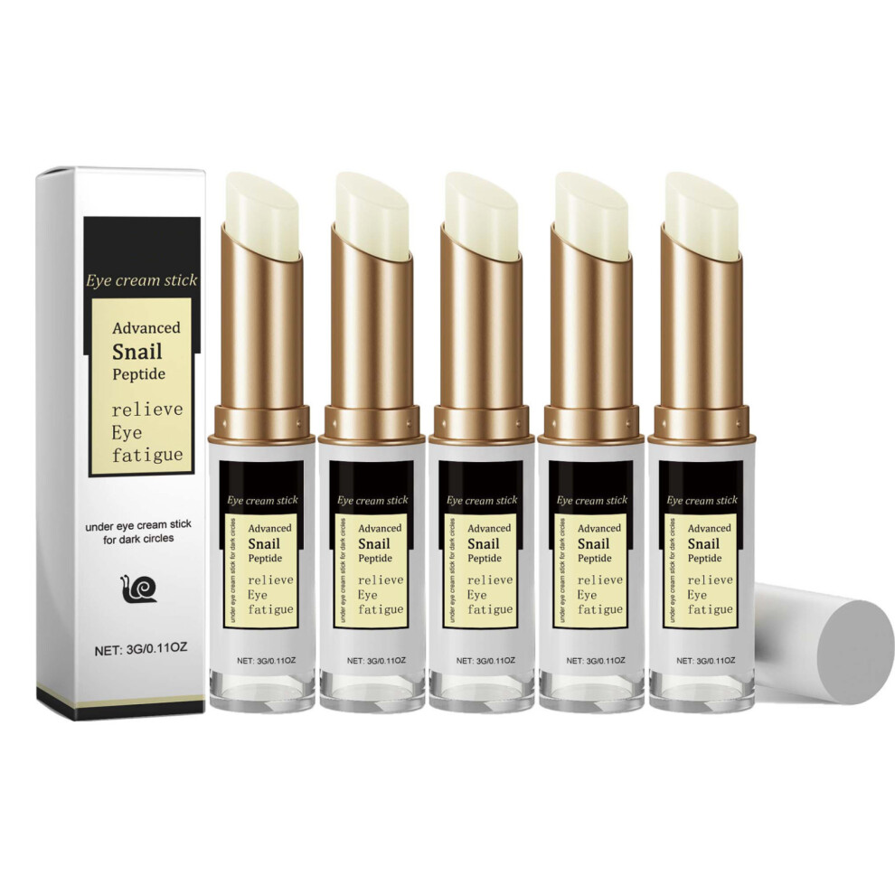 Cream/Dark (C) Eye For Circles Eye Puffiness Under Eye Bags Wrinkle Snail Eye Stick 3G