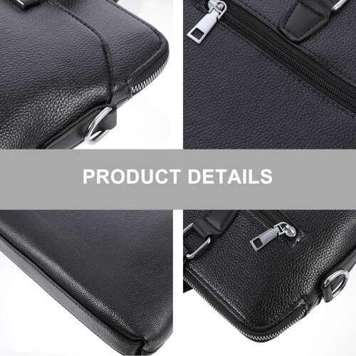 couro pu, bolsa para laptop à d'água 1