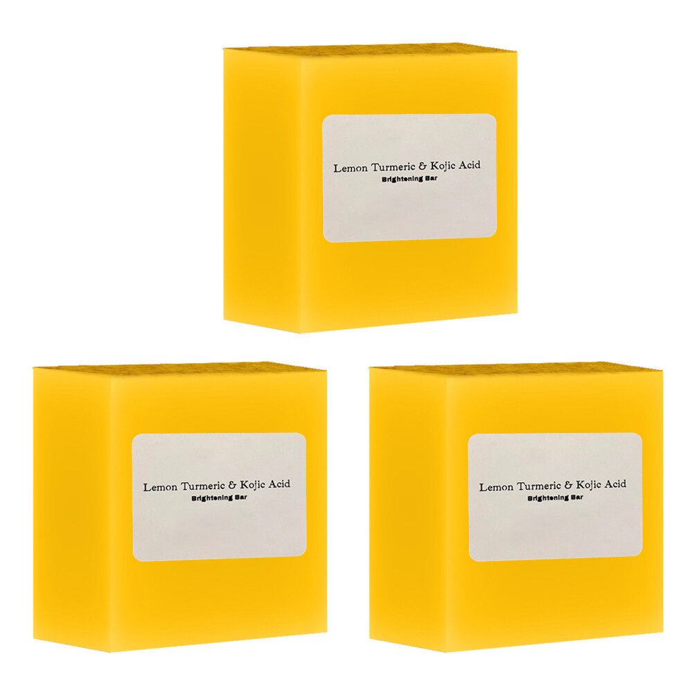 (Multicolor) Soap Lemon Turmeric Soap Tablets Cleansing Turmeric Soap Facial And Body Shower Soap Firming Pores And Removing Pigments