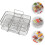 Rvs Airfryer Grillrek Drie Lagen Oven Accessoire 5
