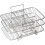 Rvs Airfryer Grillrek Drie Lagen Oven Accessoire 4