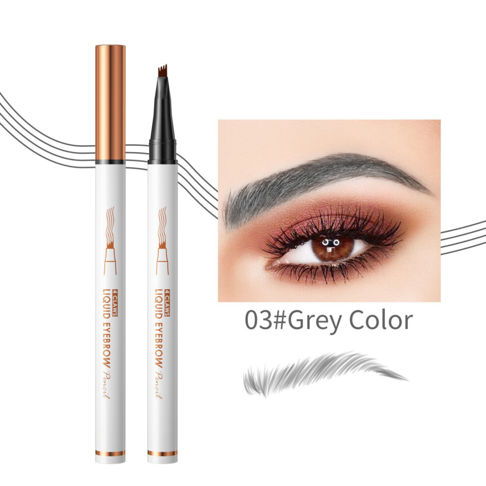 (C) Holding Makeup Liquid Four Claw Eyebrow Pen Does Not Stain 1ml