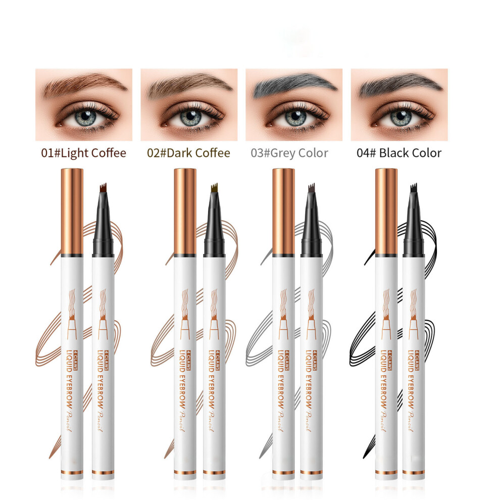 (E) Holding Makeup Liquid Four Claw Eyebrow Pen Does Not Stain 1ml