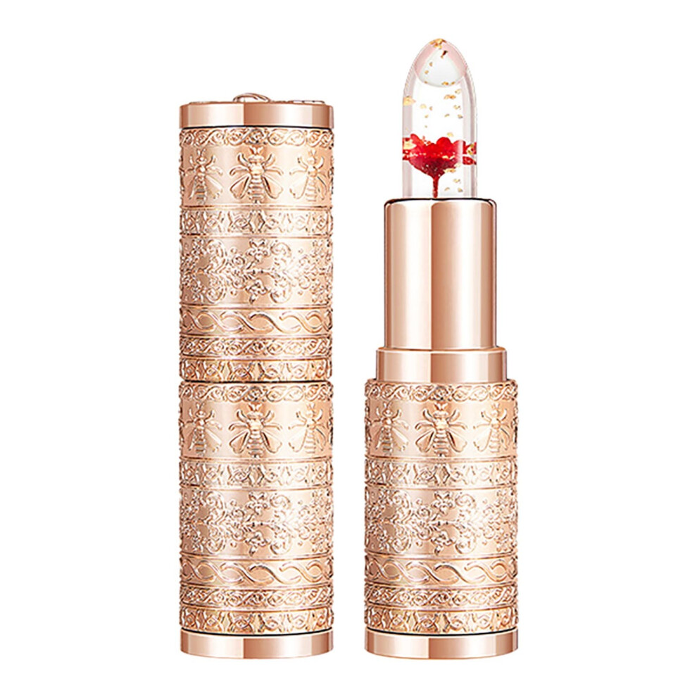 (Multicolor) Moisturizing Petal Jelly Color Changing Lipstick Non Fading Non Staining Cup Permanent Color Changing Lipstick