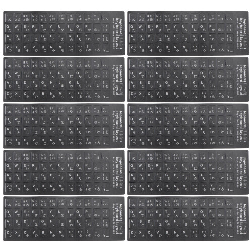 10 unidades adesivos universais para estrangeiro, layout pc 2