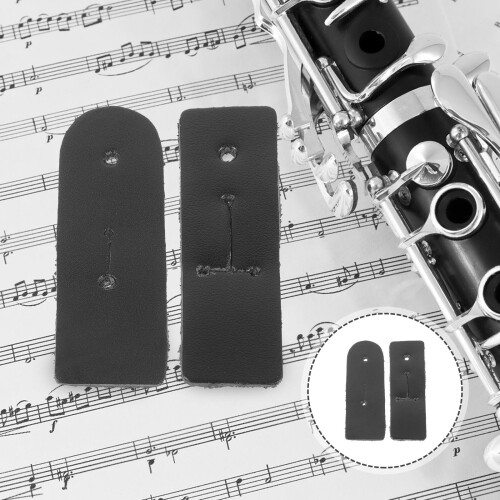 2 unidades de suporte para polegar com alça para e saxofone 2
