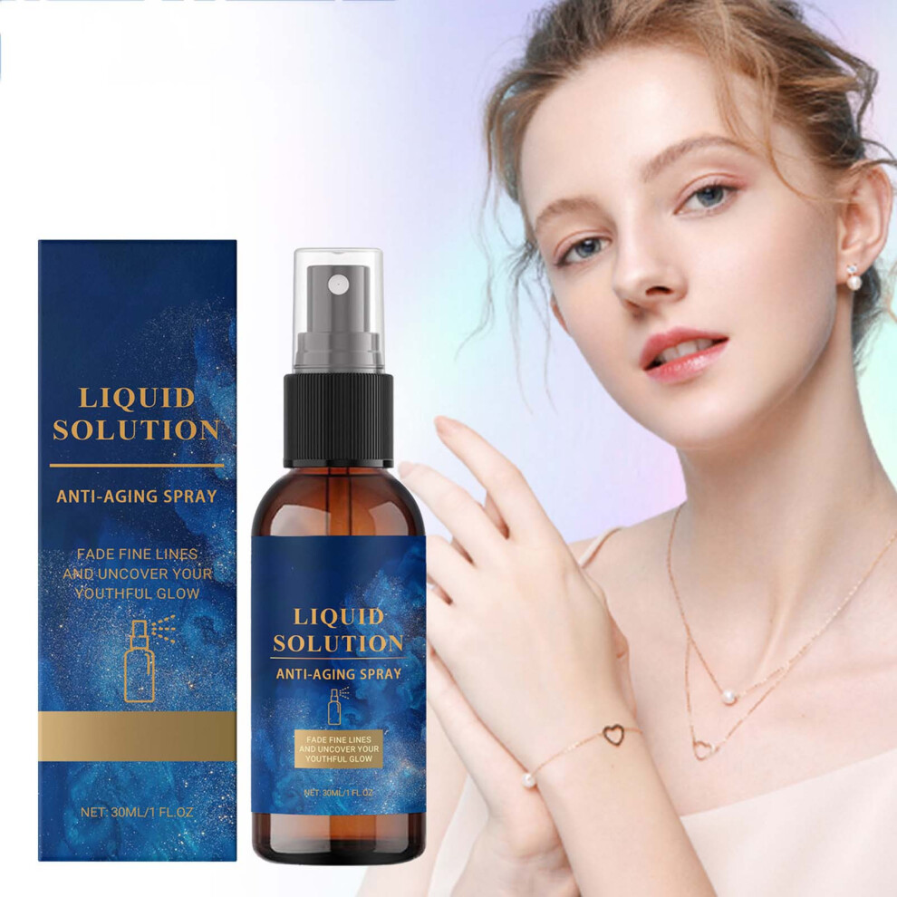 Blue (Blue) Instant Results Facial -Wrinkle Serum Firming -Aging Dramatically Reduces Fine Lines Wrinkles Serum Hydrating And Moisturizing 30Ml