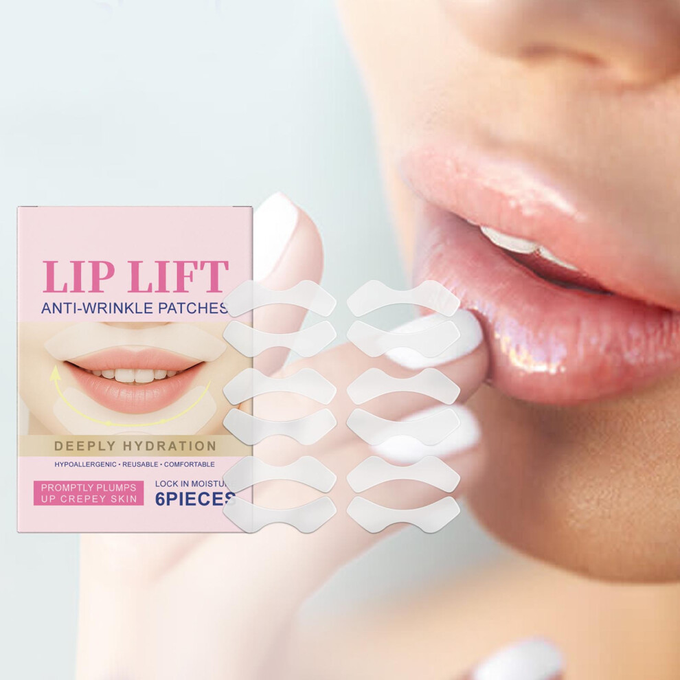 (Multicolor) Smile Line Patches 6 Patches Reduce Wrinkle Patches For Lip Silicone Facial Wrinkle Patches To Smoothes Fine Lines And Wrinkles