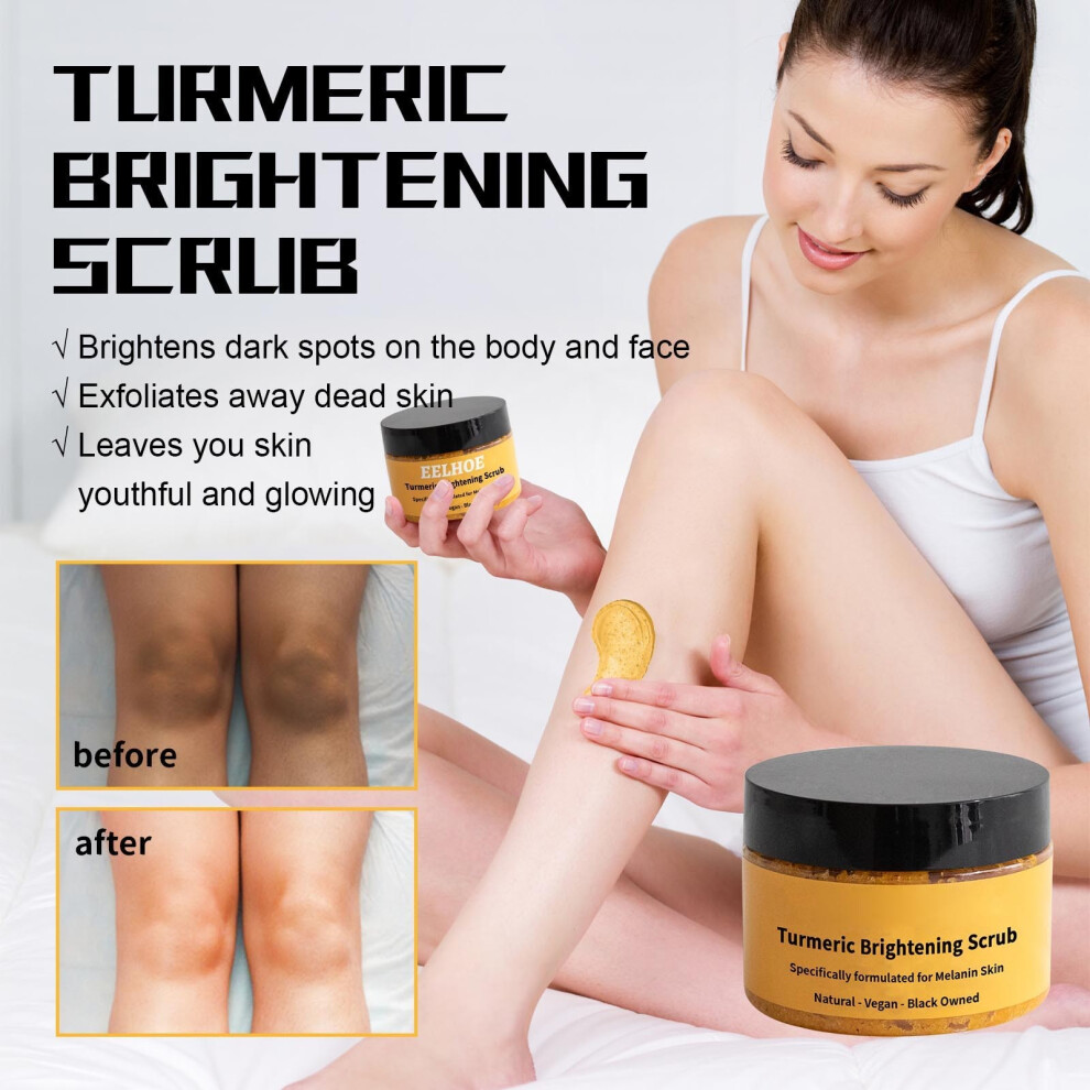 (Multicolor) Turmeric Scrub Body Care Exfoliate Turmeric Scrub Body Wash Brightening Scrub Body And Whitening