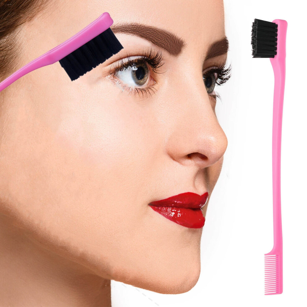 (PK) Double-ended Brow Brush Hair Cut Style - Blade Comb Haircut Tool