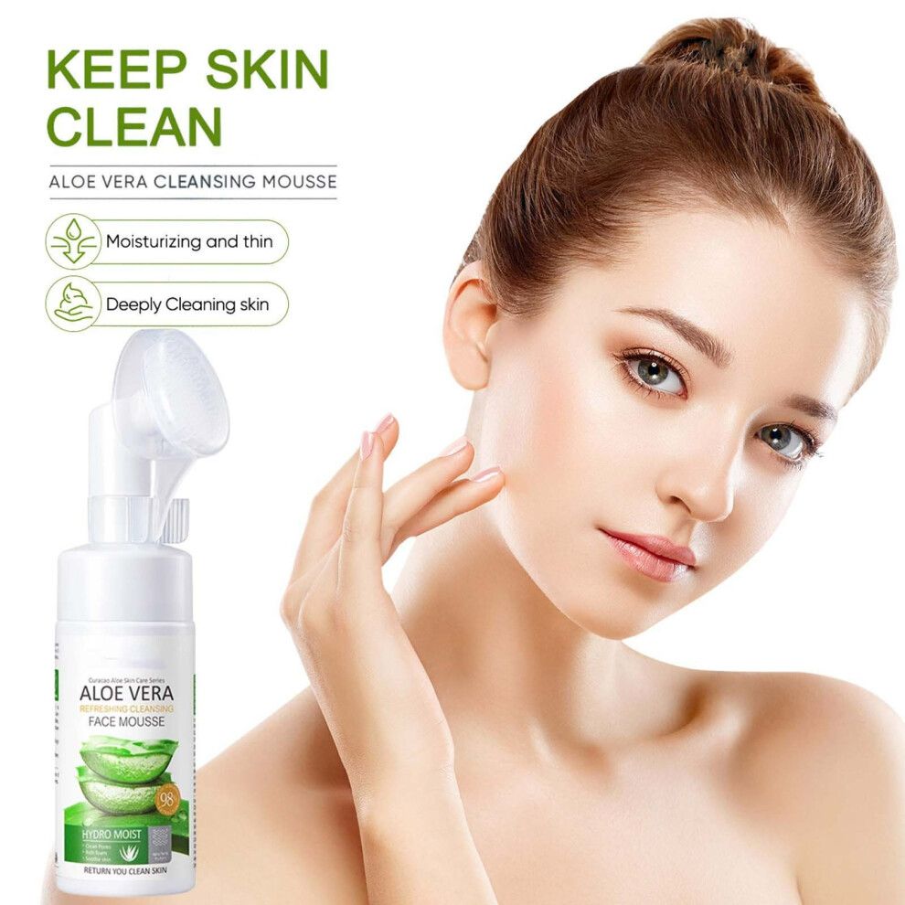 (Multicolor) Aloe Fresh Cleansing - 120ml Deeply Cleansing Non-Tightening Facial Cleanser