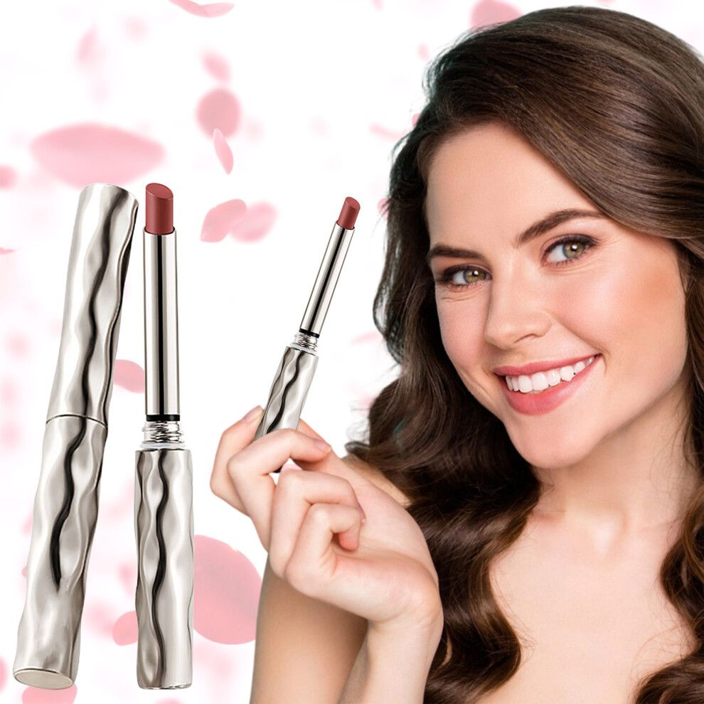 (Red) Soft  Lock Color  Long-lasting Lipstick  Light And Gentle Lip Application  Color Rendering  Suitable For Daily Use With No Makeup