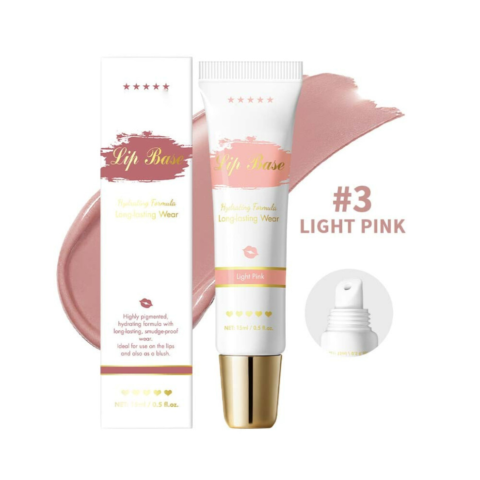 Cream (C) Lip Base Smooths Fine Matte Lip Glazes Multi-Purpose Blush Lip Balm