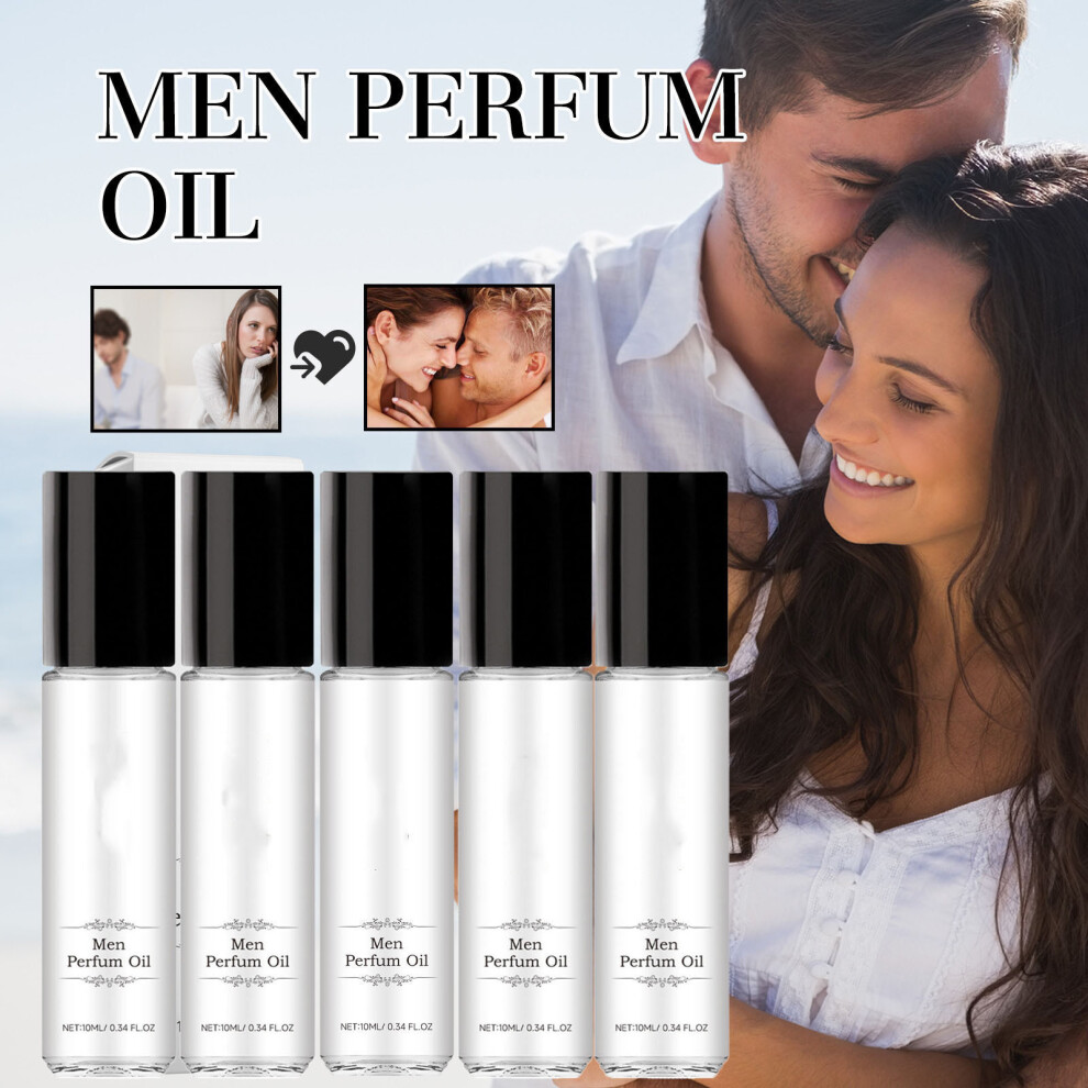 (Multicolor) Long Lasting  To Create confidence Long Lasting Portable Perfume 10ml 5PCS