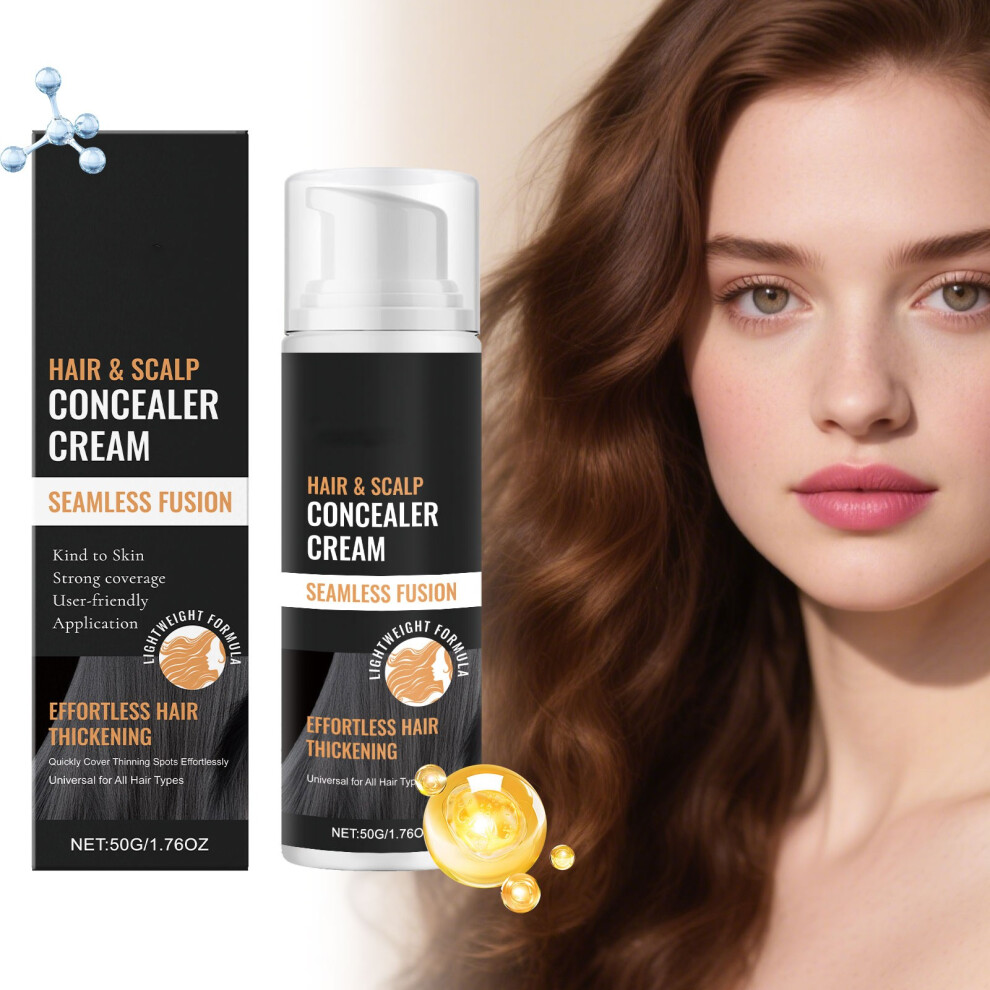 Black (Black) Hair Concealer Fluffs Hair Lifts Hair Volume Gently Moisturizes And Nourishes Hair