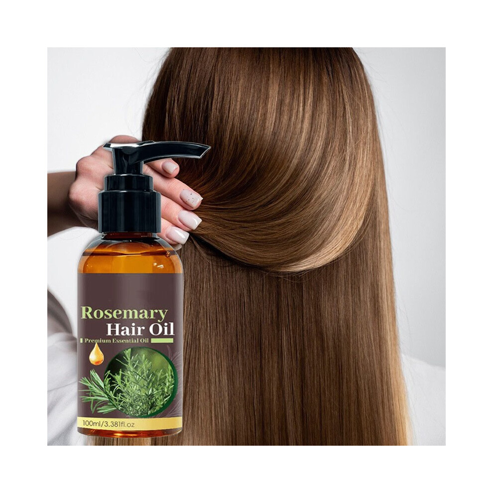 (B) Ginger  Oil Nourishing Hair  Care Oil Softening Glossy Moisturizing Hair  Oil 100ml