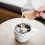 dosador com bico madeira para espresso 8