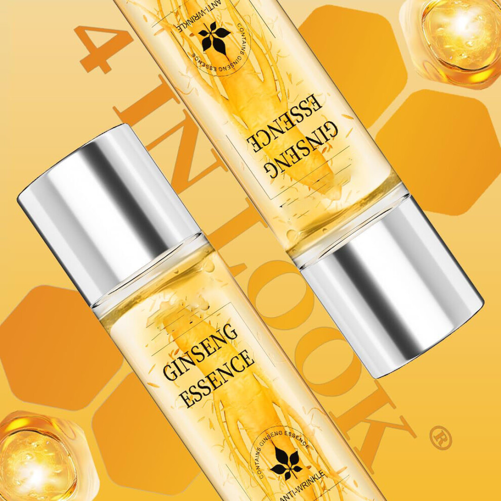 (Multicolor) Ginseng AntiWrinkle Serum-Hydrating And Firming Face Oil With Ginseng  Extract -Herbal Ginseng Supplement For Smoother 100ml
