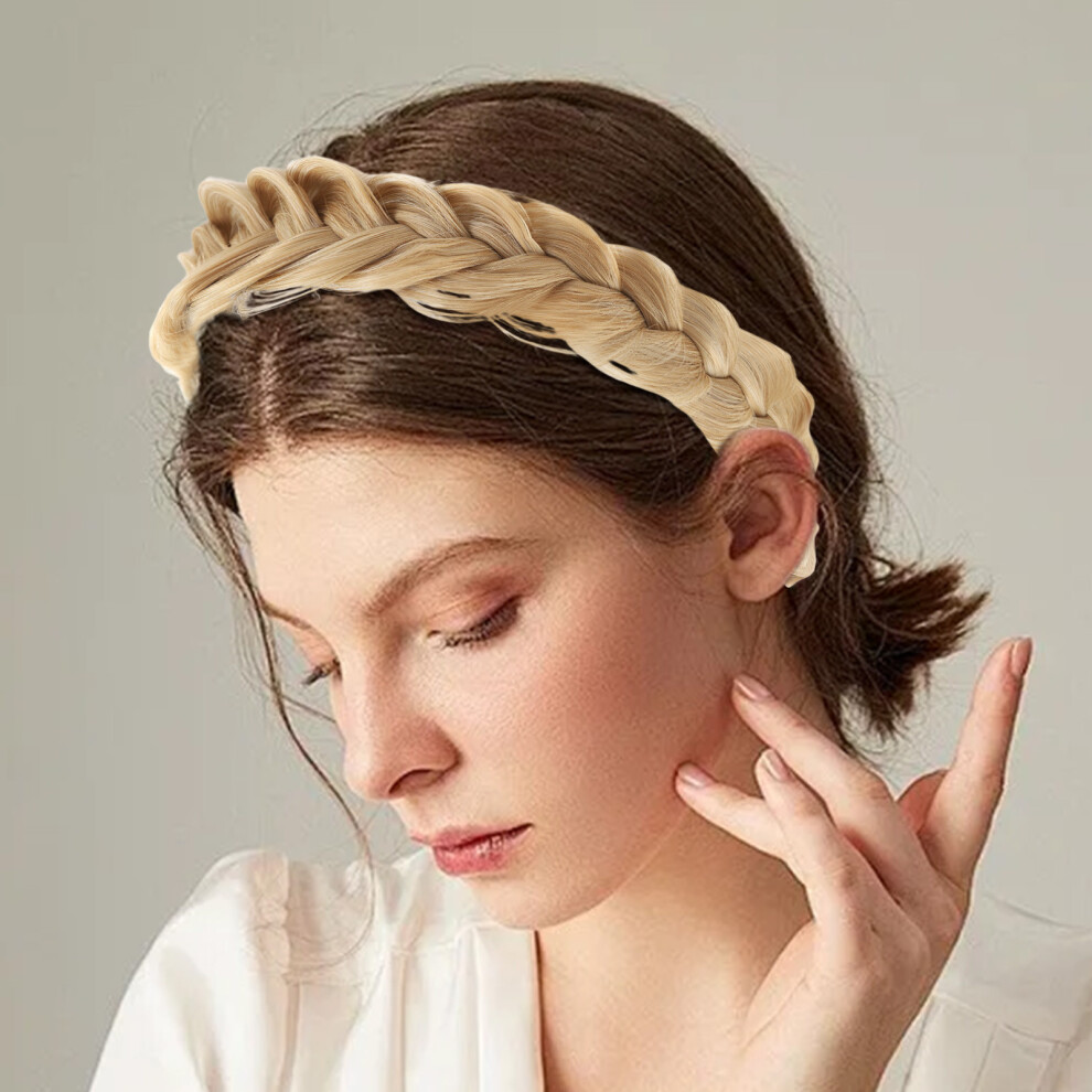 (C) Wig Headband Hair High Skull Top Artifact