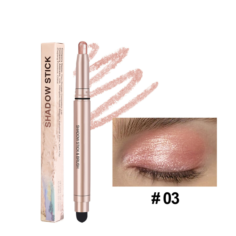 (C) Lazy Pearl Eye  Pen Eye  Stick Waterproof Lying Silkworm Brightening Highlighter