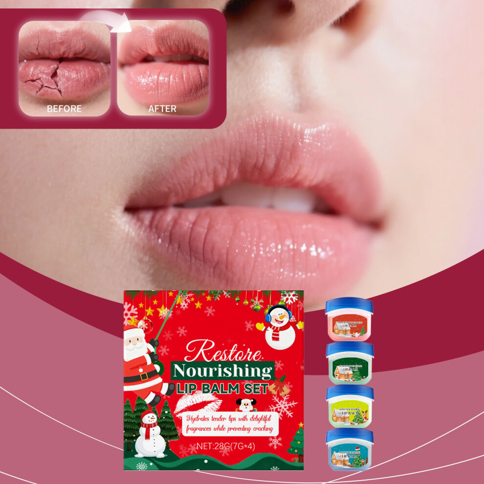 (Multicolor) Nourishing  Lipstick Brightens And Moisturizes Lips  Removes Dead   And Deeply Moisturizes Lipstick 1set4pc