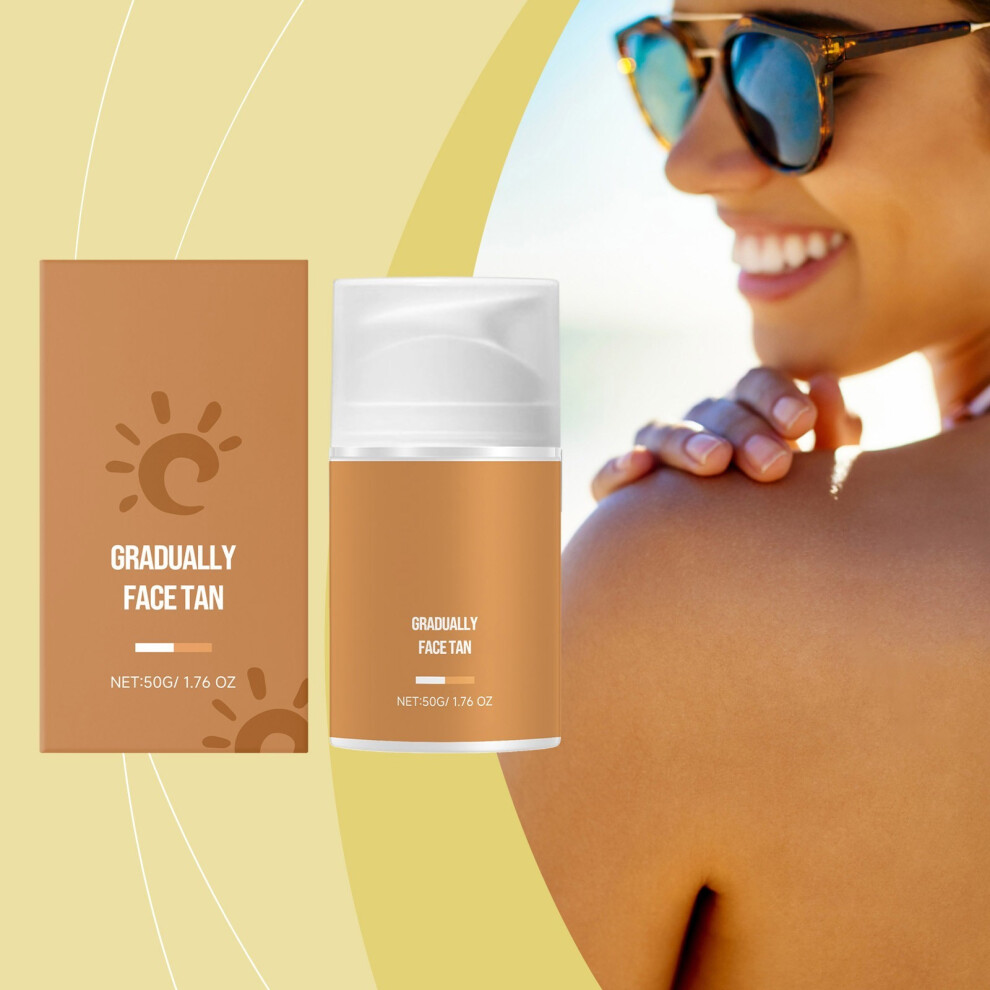 Brown (Brown) Self Tanning And Tanning Lotion Tanning Bronzer Tanning Lotion 50G