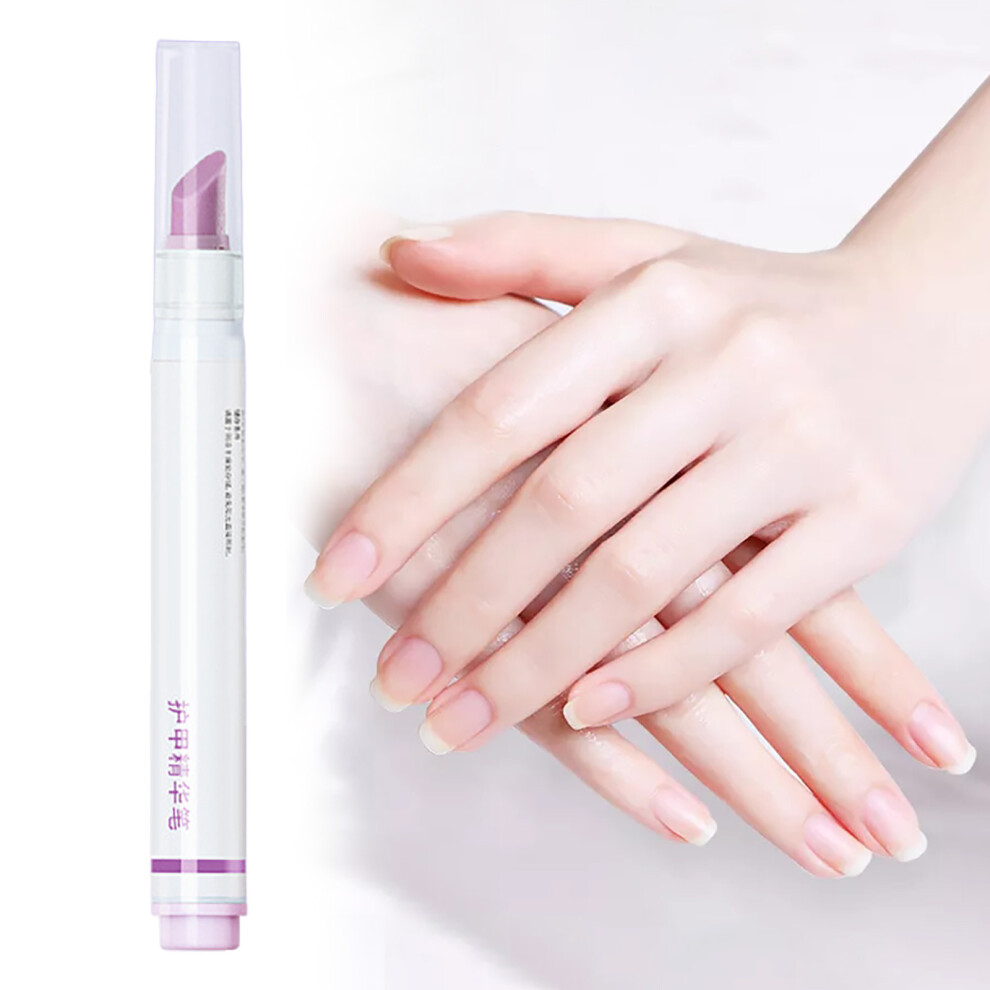 White (White) 3 In 1 Nail Pen 2025 Upgraded Cuticle Oil Pen For Nails Cuticle For Hangnails Dry Damaged Nails Nail Cuticle Remover Pen 3.5Ml