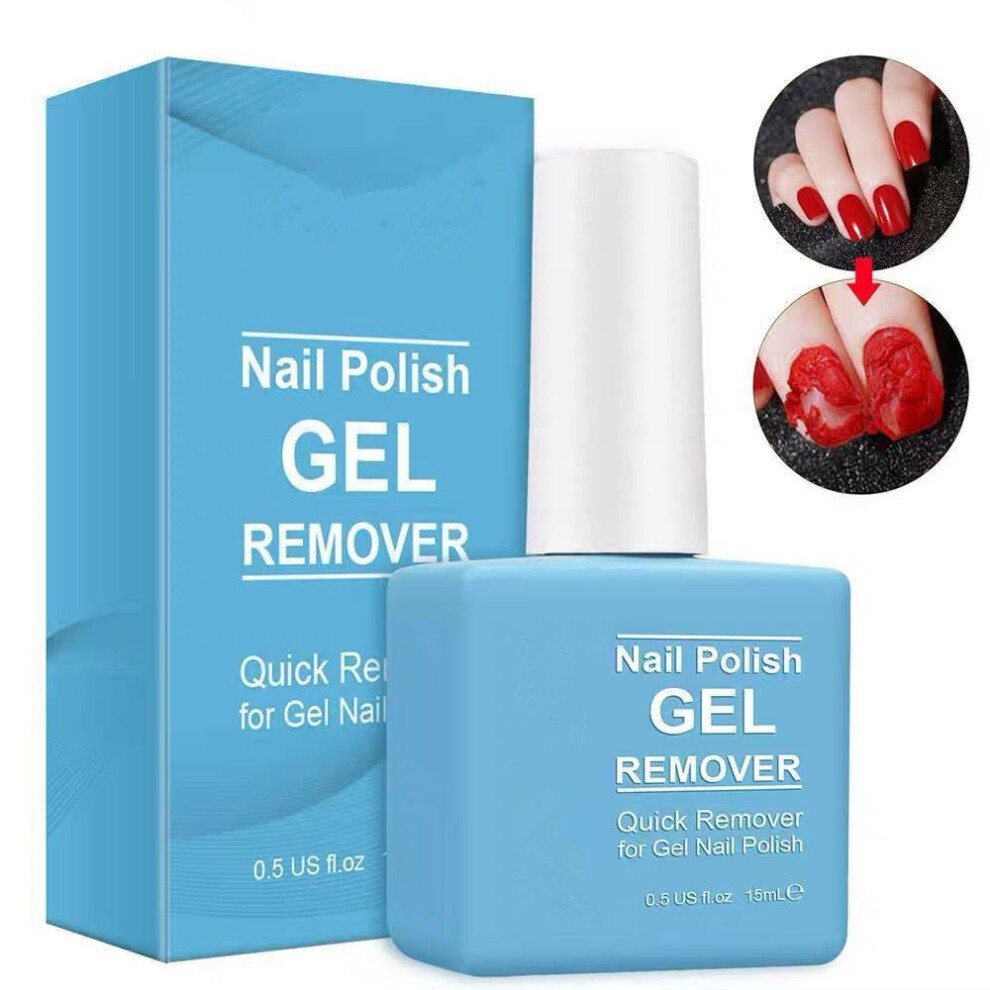 Blue (Blue) Gel Nail Polish Remover Gel Remover For Nails Remover Gel Nail Polish Gel Nail Remover Remover Gel Polish In 3-5 Minutes Safely 15Ml