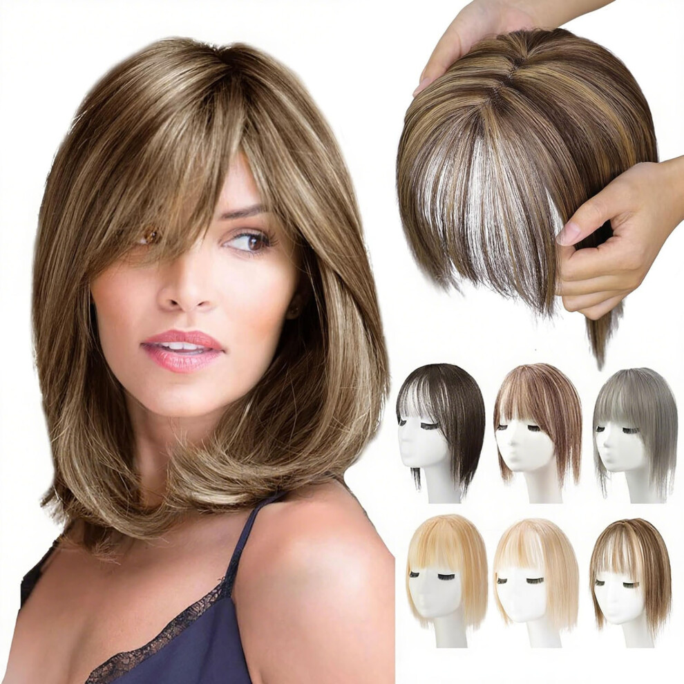 Unisex (G) Women's Natural Wig The Wig Of 2025 Short Wig With Bangs Wig With Temples