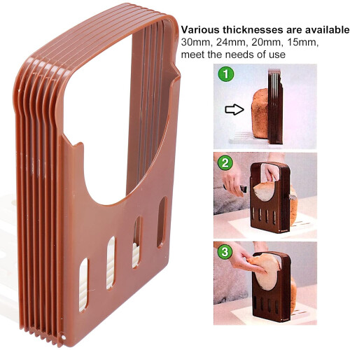 Bread Bake Cutter Foldable Bread Slicing Guide Adjustable Bread Slicer Compact Slicing Machine For Homemade Bread 2