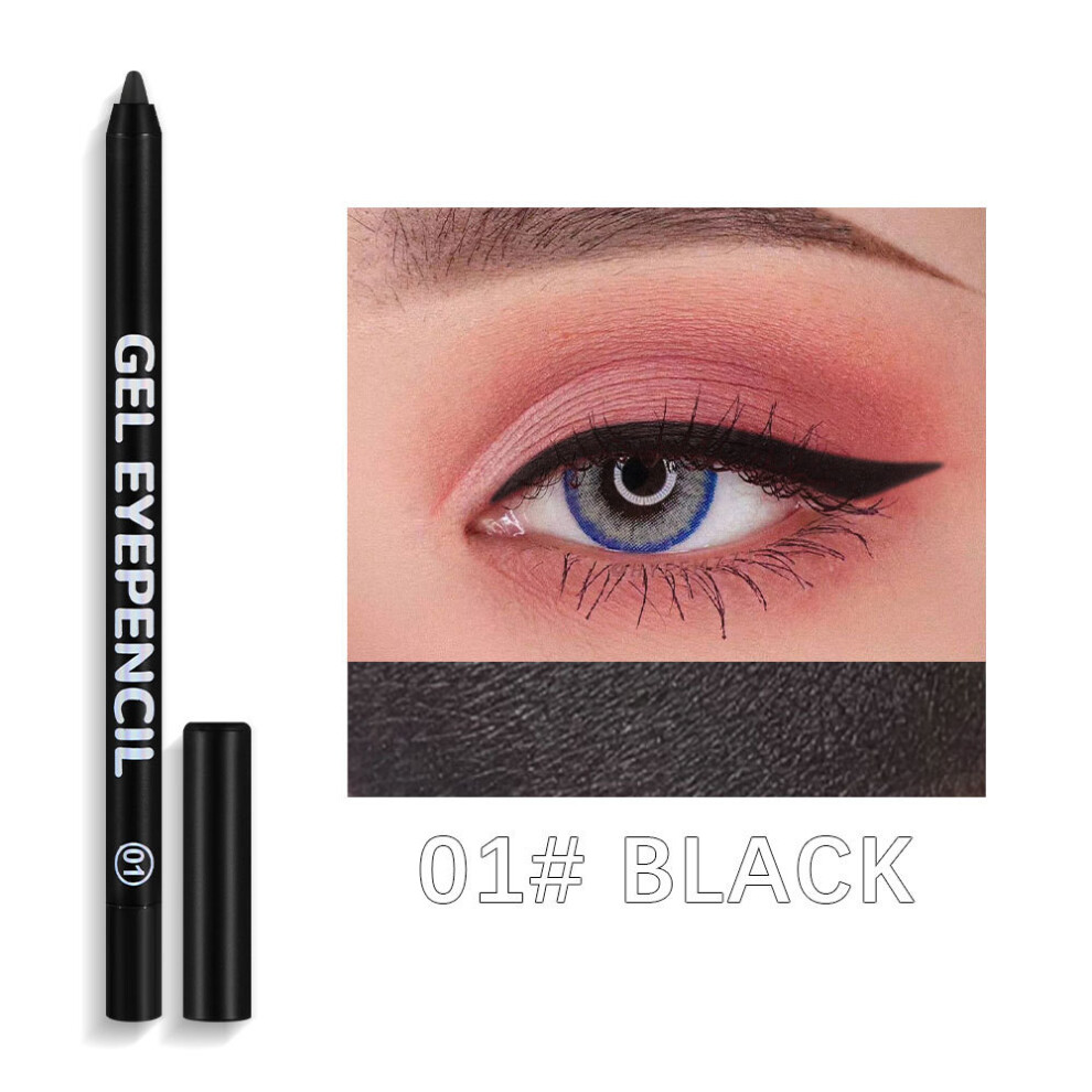 White (A) Eyeliner Pencil Color Eyebrow Pencil Eyeliner Gel Pen Waterproof Sweat Lying Silkworm Foam Pen Eye Pen