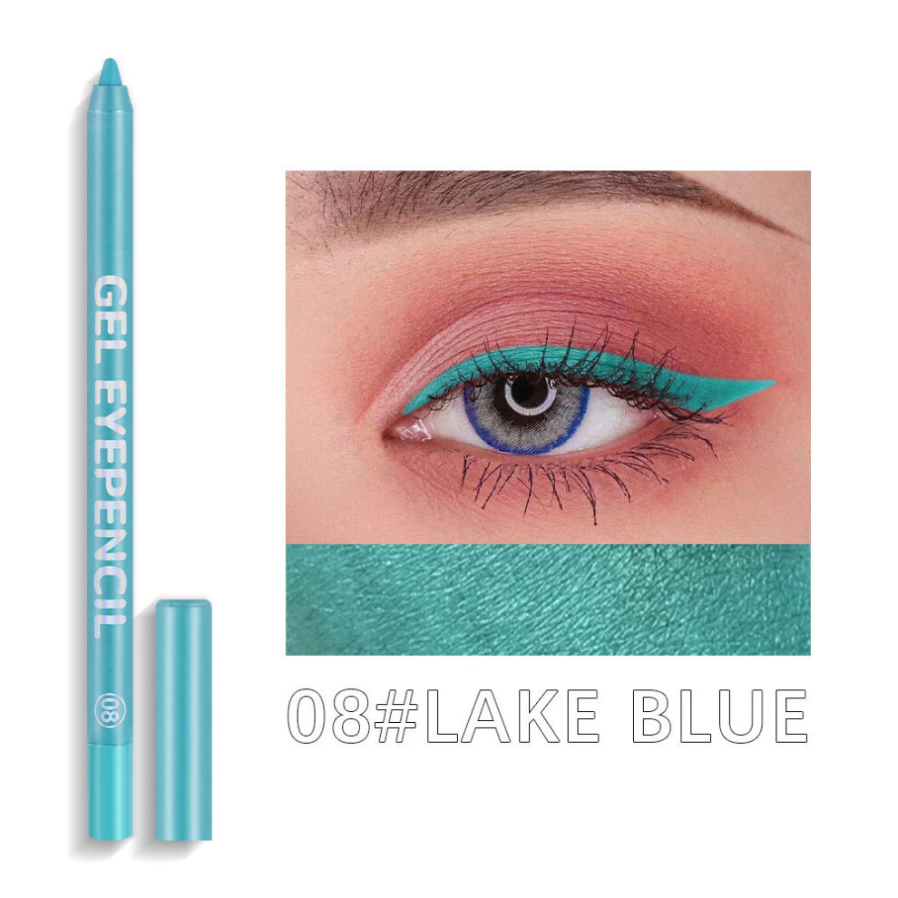 White (H) Eyeliner Pencil Color Eyebrow Pencil Eyeliner Gel Pen Waterproof Sweat Lying Silkworm Foam Pen Eye Pen