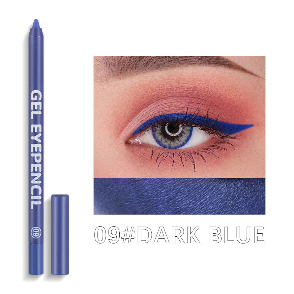 White (I) Eyeliner Pencil Color Eyebrow Pencil Eyeliner Gel Pen Waterproof Sweat Lying Silkworm Foam Pen Eye Pen