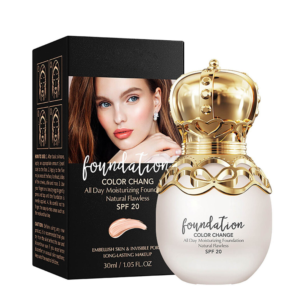 (C) Warm Concealer Liquid Foundations Facial Repair Cream 30ml