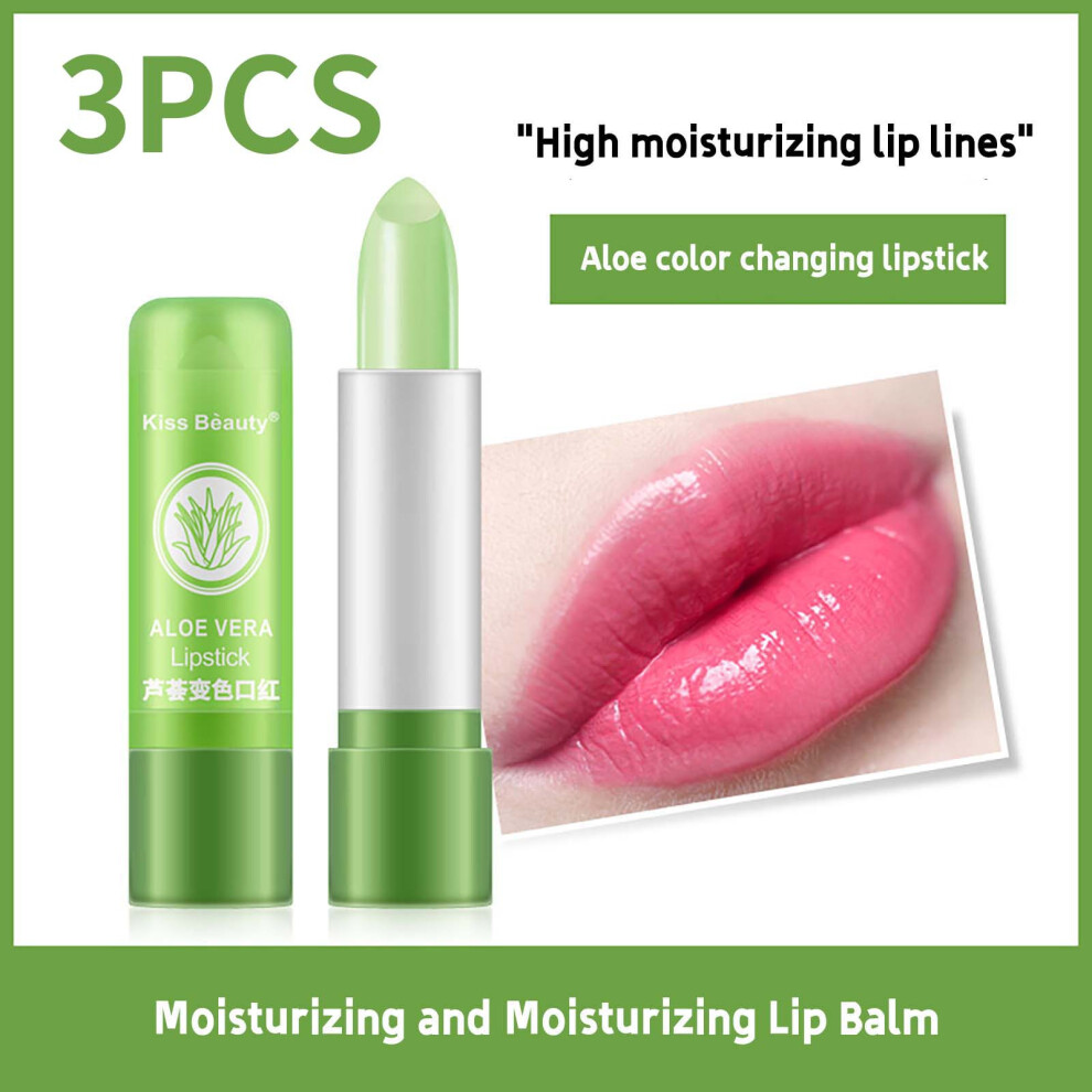 (Multicolor) Aloe Lip Balm Anti-drying Moisturizing Moisturizing Lip Balm