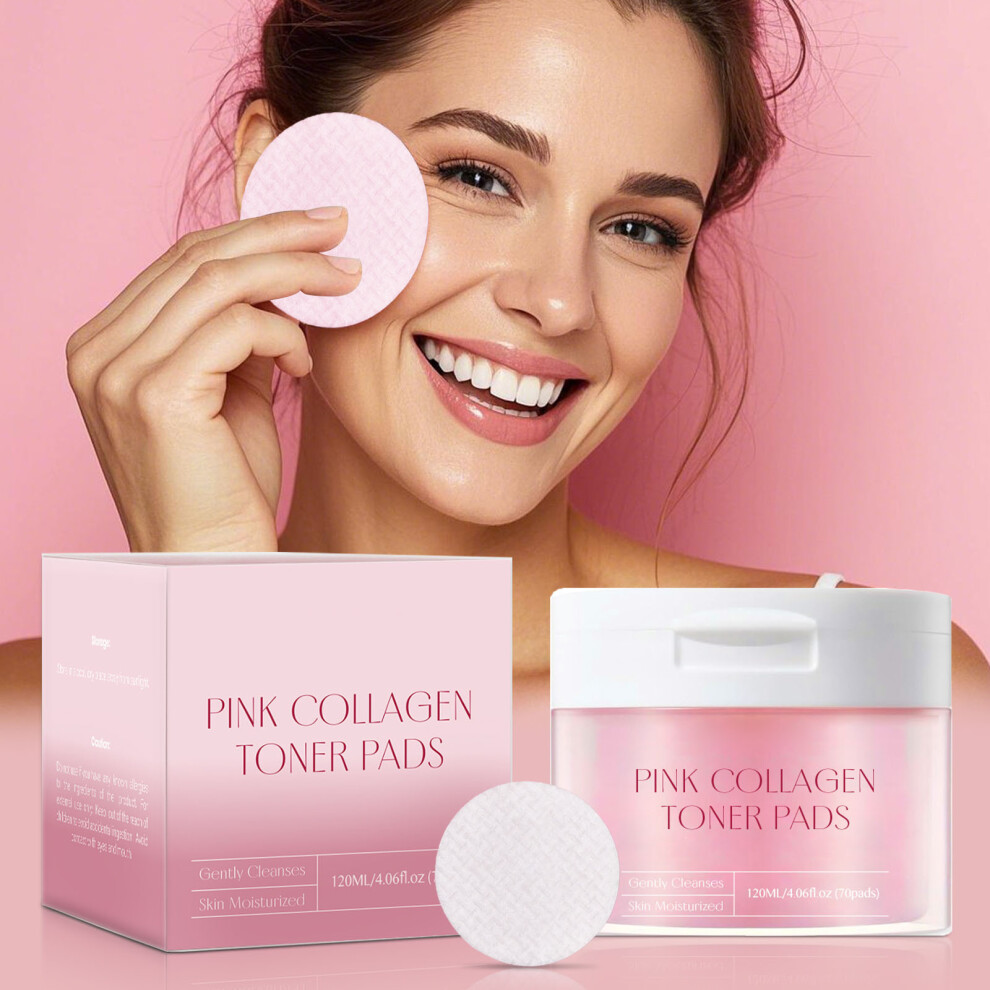 (Multicolor) Firming Pads For Brightening Moisturizing And Gentle Enhancing Elasticity And Nourishing 70 Pads 120ml-image-OPC-PM9NT5R-NEW