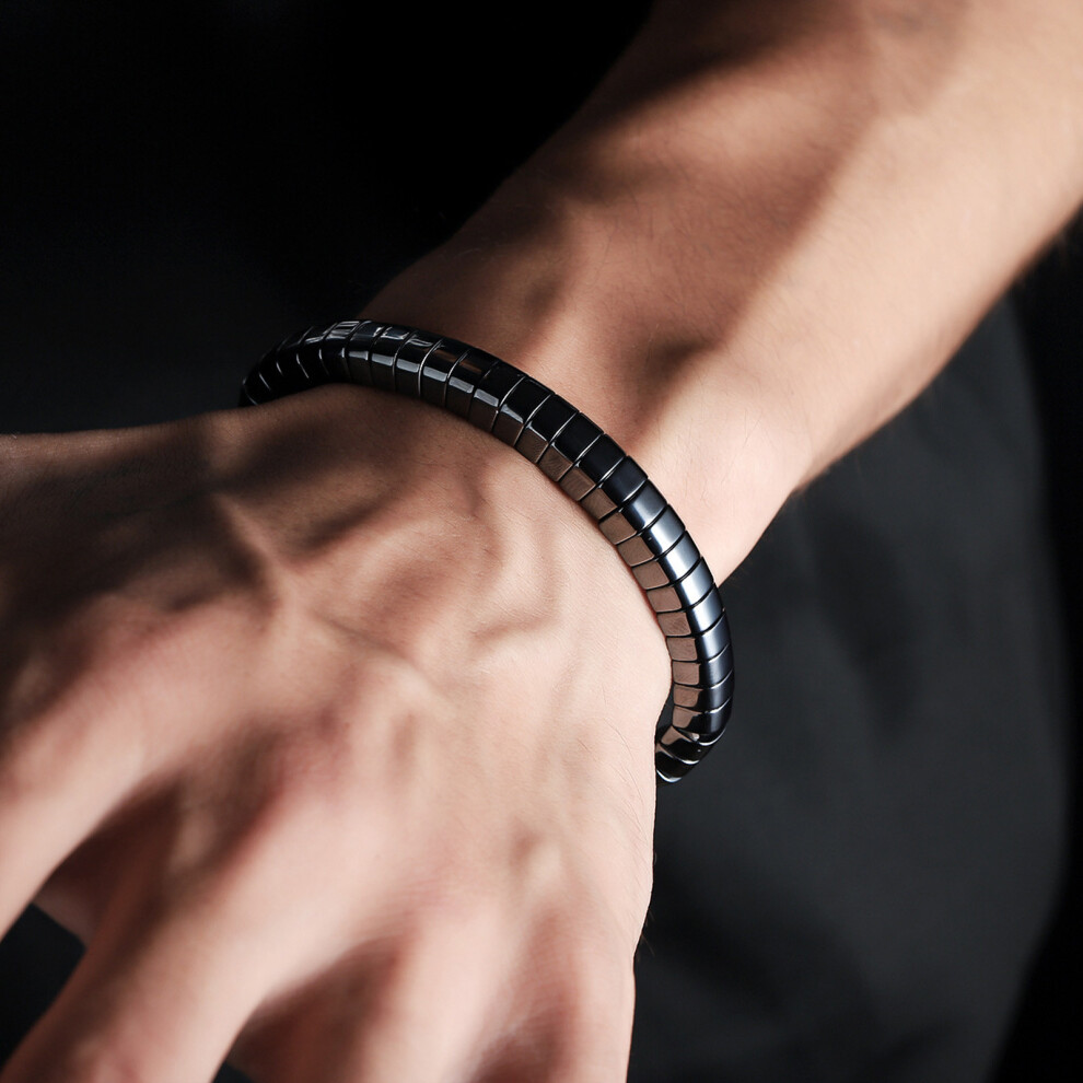 (Multicolor) Hematite Bracelet Men Reignites Masculine Power Bracelets Reclaim Your Confidence