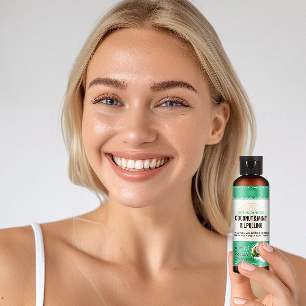 White (White) Cleans Mouth Eliminates Breath Teeth Mouthwash 100Ml