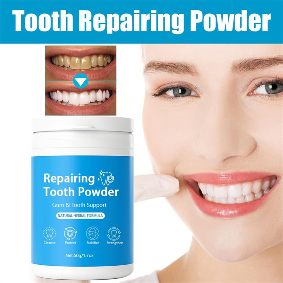 (Multicolor) Tooth Care And Cleaning Powder Is Safe Protects Gums Freshens Breath Whitens And Cleanses Prevents Tooth Decay And Cleans Teeth 50g