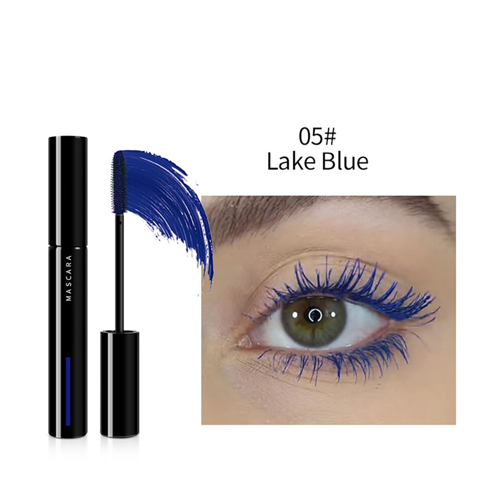 Blue (Blue) Color Mascara, Thick And Long-Lasting Curling, No Smudging, Mascara