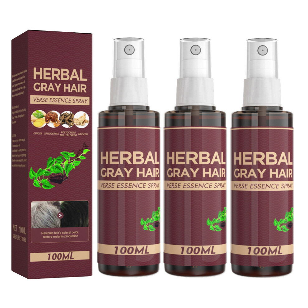 White (C) Herbal Hair To Spray Polygonum Multiflorum Herbal Moisturizing Hair Hair To 100Ml X3
